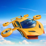 FlyCar Race Rush 3D VARY Apk Mod Unlimited Money