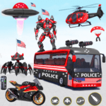 Bus Robot Car War – Robot Game 10.1.8 Apk Mod Unlimited Money