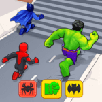 Hero Transform Superhero Game VARY Apk Mod Unlimited Money