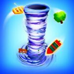 Idle Tornado 3D 1.2.5 Apk Mod Unlimited Money