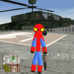 Iron Stickman Spider Rope Hero 1.0 Apk Mod Unlimited Money