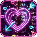 Neon love hearts livewallpaper 1.0 Apk Mod Premium