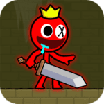Red Stickman Stick Adventure Apk Mod Unlimited Money