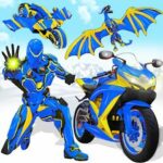 Snow Bike Transform Robot Game Apk Mod Unlimited Money