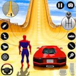 Superhero Car Mega Ramp Games Apk Mod Unlimited Money