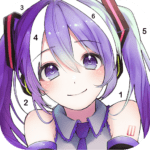 Anime Cosplay Coloring Pages 1.0.22 Apk Mod Unlimited Money