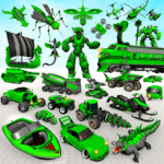 Robot Transform Car War Games 5.0 Apk Mod Unlimited Money