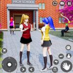 Anime High School Girl Life 3D 1.19 Apk Mod Unlimited Money