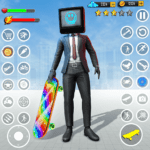 Kameraman Toilet Rope Hero 1.7 Apk Mod Unlimited Money