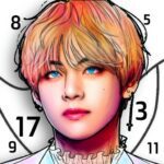 Kpop Paint by Numbers BT21 1.06dailygiftf1 Apk Mod Unlimited Money