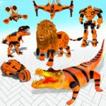 Robot Game Transform Crocodile 125 Apk Mod Unlimited Money