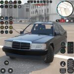 Mercedes 190E Crime City Ride 0.9 Apk Mod Unlimited Money