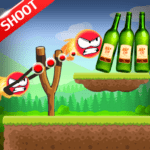 Knock Down Bottles slingshot 1.1.37 Apk Mod Unlimited Money