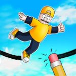 Obby Doodle Draw and jump 1.0.0 Apk Mod Unlimited Money