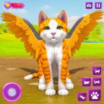 Flying Wild Cat Care Sim 3D 1.9 Apk Mod Unlimited Money