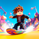 Obby Snowboard Parkour Racing 1.2.1 Apk Mod Unlimited Money