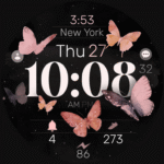 Butterfly Digital Watch Face 1.0.0 Apk Mod Premium