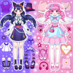 Anime Dress Up GameMagic Doll 0.9.102 Apk Mod Unlimited Money