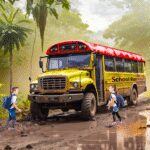 Driver School Bus Driving Sim 1.11 Apk Mod Unlimited Money