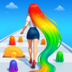 Long Hair Runner Challenge 3D 1.7 Apk Mod Unlimited Money