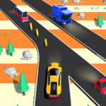Traffic Car Run 2D Car games 0.33 Apk Mod Unlimited Money