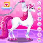 Unicorn Braided Hair Salon VARY Apk Mod Unlimited Money