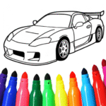 Car coloring games – Color car 2.2501 Apk Mod Premium