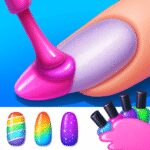Glam Nail Art Salon Games 1.3.2 Apk Mod Unlimited Money