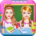 Twins Sisters Girls School Day 1.0.27 Apk Mod Unlimited Money