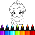 Princess Coloring Pages Book 1.1.18 Apk Mod Unlimited Money