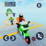 Superhero Tricky Bike Race 1.0.52 Apk Mod Unlimited Money