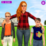 Virtual Family Mom Babysitting 1.4 Apk Mod Unlimited Money