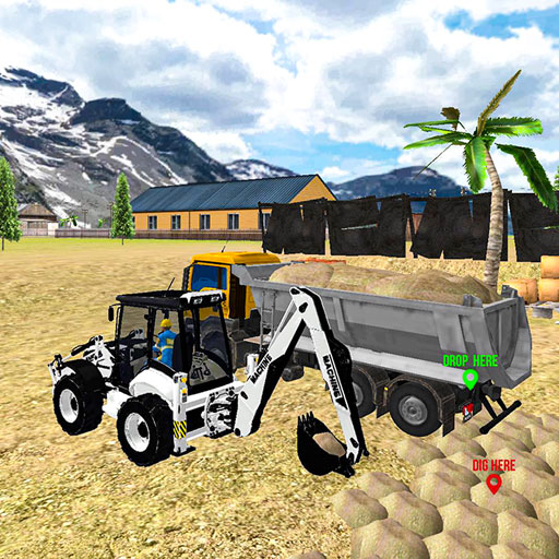 JCB 3Dx Backhoe Loader Driving 1.2 Apk Mod Unlimited Money