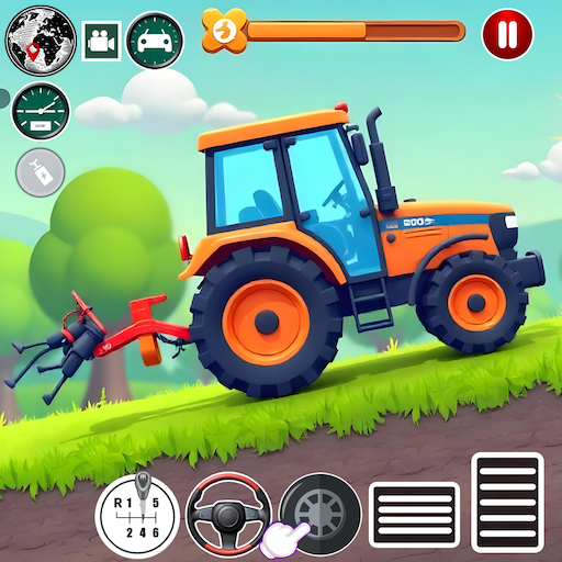 Kids Tractor Uphill Truck Race VARY Apk Mod Unlimited Money