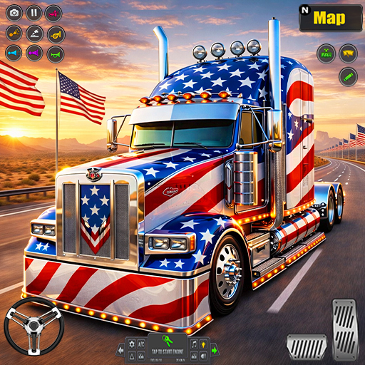 America Cargo Truck Driving 3D 0.5 Apk Mod Unlimited Money