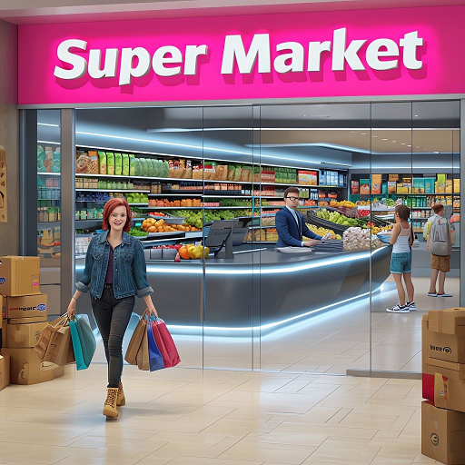 Supermarket Mega Store Manager 1.2.1 Apk Mod Unlimited Money