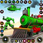 Train Robot transform Car Game 3.5 Apk Mod Unlimited Money
