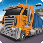 Blocky Truck Urban Transport 2.9 Apk Mod Unlimited Money