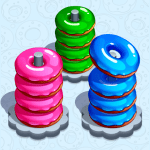 Donut Hoop Stack 3d Color Sort 1.7 Apk Mod Unlimited Money