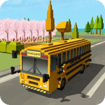 School Bus Game Blocky World 1.7 Apk Mod Premium
