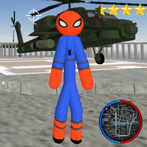 Stickman Spider Rope Gangstar VARY Apk Mod Unlimited Money