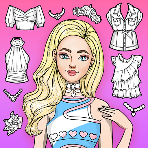 Girl Coloring Dress Up Games 1.5 Apk Mod Unlimited Money