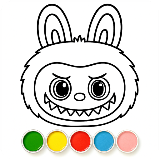 Labubu Coloring Games for Kids 1.9 Apk Mod Unlimited Money