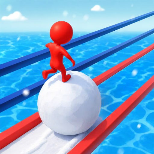 Snow Race 3D Fun Ball Racing VARY Apk Mod Unlimited Money