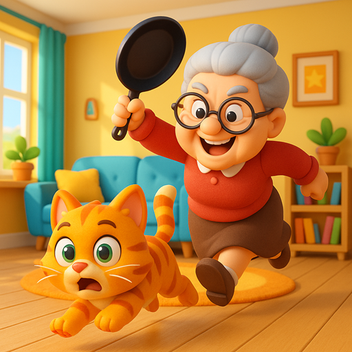 Kitty vs Granny House Chaos 1.0.30 Apk Mod Unlimited Money