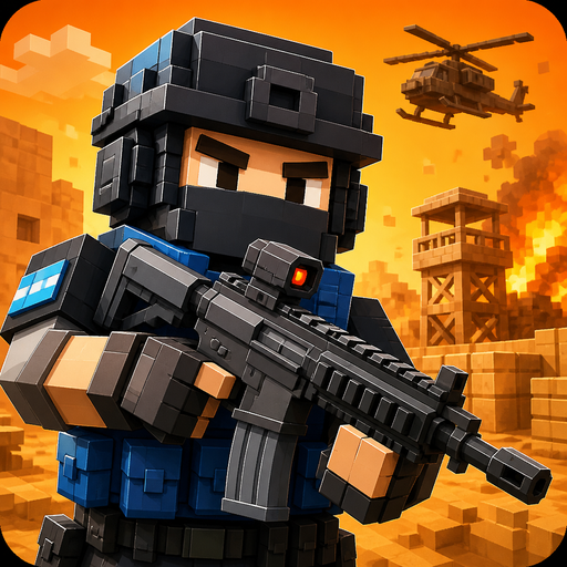 Advanced Blocky Combat SWAT 1.73 Apk Mod Unlimited Money
