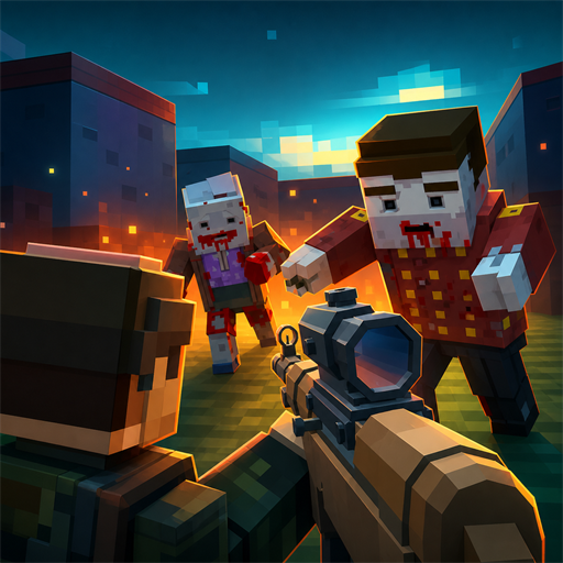 Blocky Zombie Gun Warfare 1.17 Apk Mod Unlimited Money