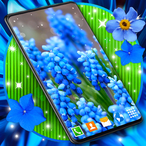 Blue Flowers Live Wallpaper 6.10.76 Apk Mod Premium